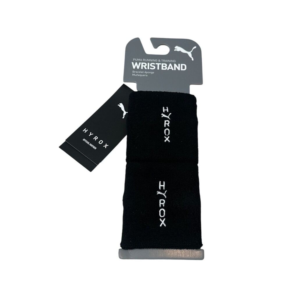 PUMA x Hyrox Sweat Wristband in Black